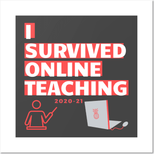 I survived online teaching Posters and Art